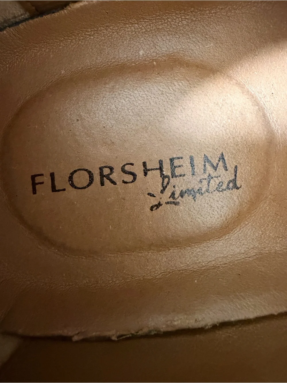 Florsheim Limited Brown Leather Plain Toe Derby Dress Shoes Men’s 9 D